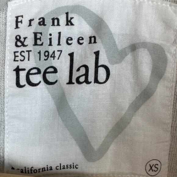 Frank & Eileen tee lab Womens Muscle Tee Hi Low Hem Vintage White Size XS NWOT - Picture 6 of 9